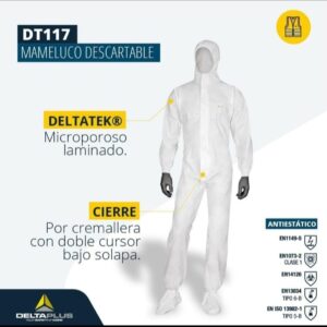 Traje Desechable DT117 Delta Plus